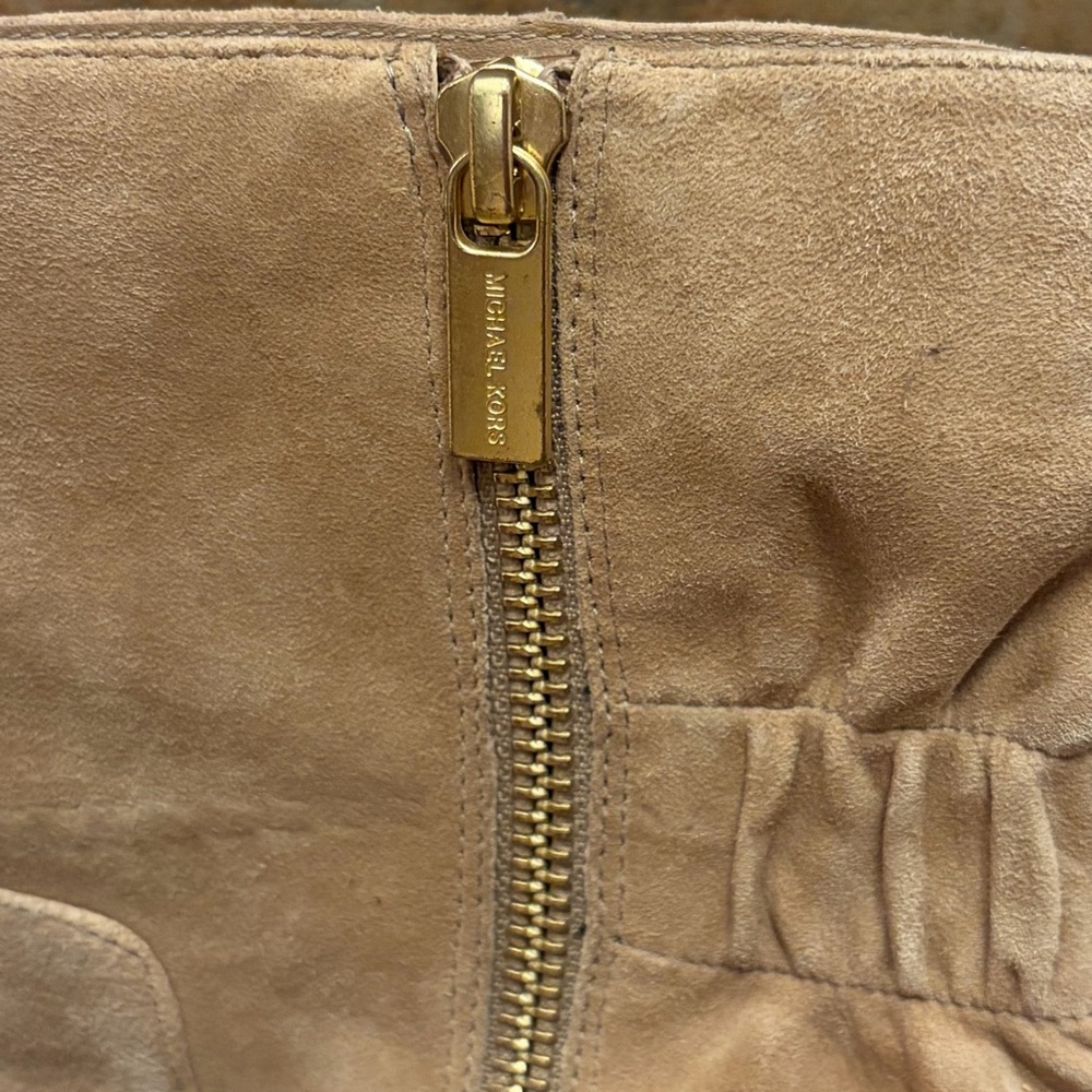 MK Suede Booties - Picture 4 of 9